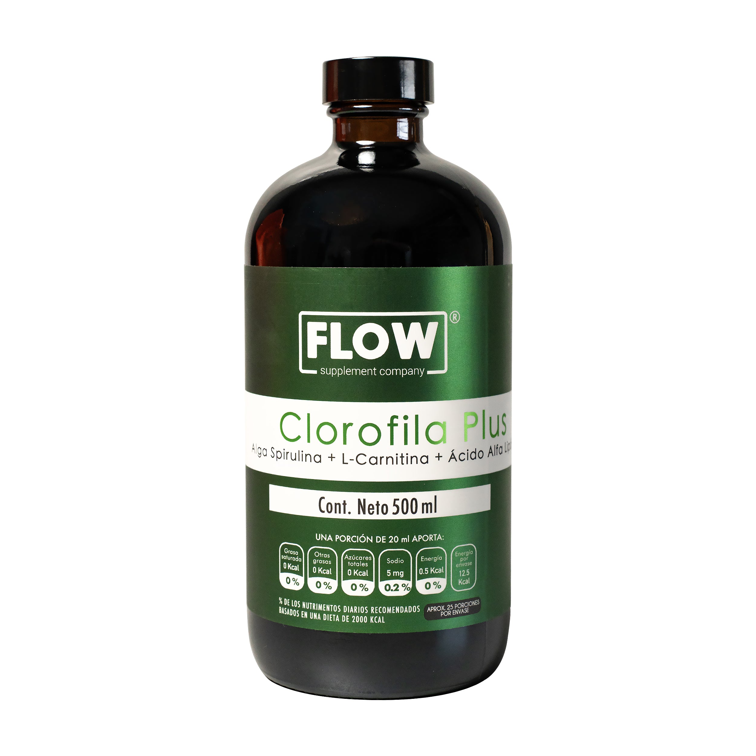 Clorofila Lquida + Alga Espirulina + L-Carnitina + cido Alfa Lipoico Flow Supplements Company Clorofila Lquida + Alga Espirulina + L-Carnitina + cido Alfa Lipoico Flow Supplements Company